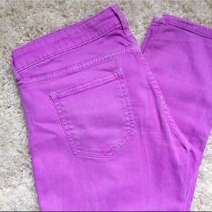 Neon Purple Skinny Jeans